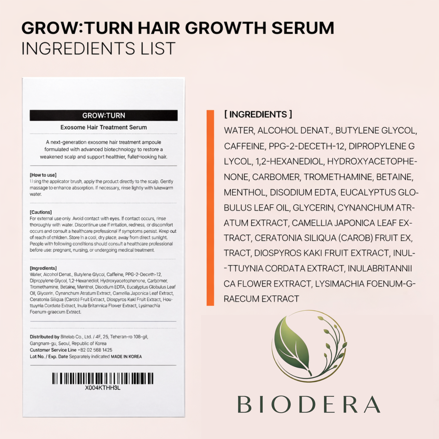 Biodera™ Anti-Hairloss Serum